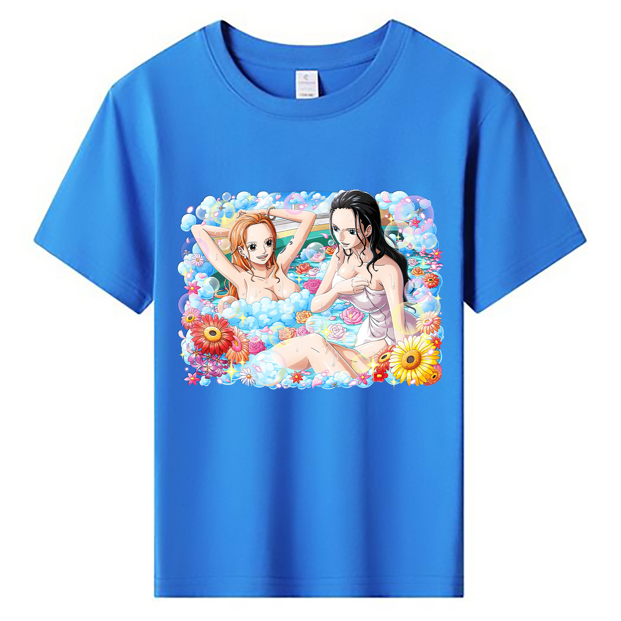 ワンピース ニコ・ロビン ONE PIECE Nico Robin 綿100％キッズTシャツ（フロントプリント）